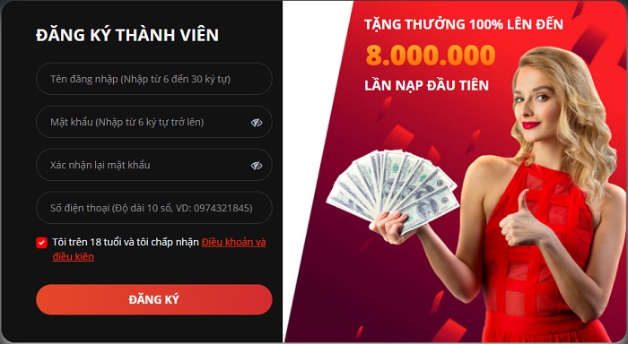 Đăng ký tài khoản May88 Club