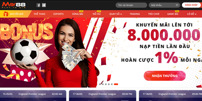 Rất nhiều khuyến mãi tại May88 Club